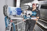 BOSCH GDB 350 WE KAROT MAKİNASI + GCR 350 SEHPA - Görsel 5