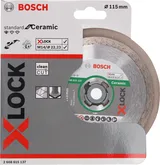 Bosch - X-LOCK - Standard Seri Seramik İçin Elmas Kesme Diski 115 mm - Görsel 2