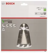Bosch - Optiline Serisi Ahşap için Daire Testere Bıçağı 184*16 mm 24 Diş - Görsel 2