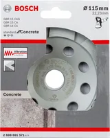 Bosch - Standard Seri Beton İçin Elmas Çanak Disk 115 mm - Görsel 2