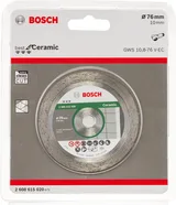 Bosch - Best Serisi Seramik İçin GWS 12V-76 Uyumlu Elmas Kesme Diski 76 mm - Görsel 2