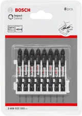 Bosch - Impact Control Serisi Çift Taraflı Vidalama Ucu 8'li PH2/PZ2 *65mm - Görsel 2