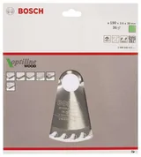 Bosch - Optiline Serisi Ahşap için Daire Testere Bıçağı 190*30 mm 36 Diş - Görsel 2