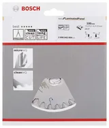 Bosch - Best Serisi Lamine Panel için Konik Ön Çizme Bıçağı 100*22 mm 24 Diş - Görsel 2
