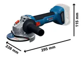 Bosch GSR 18V-45+GWS 18V-8+GBH 18V-22 3x18V4.0Ah Akülü Set - Görsel 3