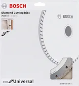 Bosch - Ekonomik Seri Genel Yapı Malzemeleri İçin Elmas Kesme Diski 230 mm Turbo - Görsel 2