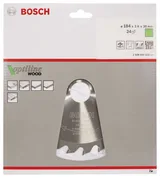 Bosch - Optiline Serisi Ahşap için Daire Testere Bıçağı 184*30 mm 24 Diş - Görsel 2