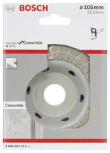 Bosch - Standard Seri Beton İçin Elmas Çanak Disk Turbo 105 mm - Görsel 2