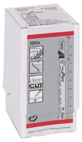 Bosch - Temiz Kesim Serisi Ahşap İçin T 101 D Dekupaj Testeresi Bıçağı - 100'Lü Paket - Görsel 2