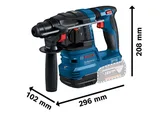 Bosch GSR 18V-45+GWS 18V-8+GBH 18V-22 3x18V4.0Ah Akülü Set - Görsel 4