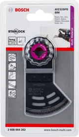 Bosch - Starlock - AYZ 53 BPB - BIM Çoklu Malzeme İçin Daldırmalı ve Yana Kesim Testere Bıçağı 1'li - Görsel 2