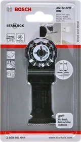 Bosch - Starlock - AIZ 32 APB - BIM Ahşap ve Metal İçin Daldırmalı Testere Bıçağı 1'li - Görsel 2