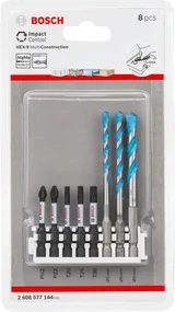 Bosch - Impact Control Serisi HEX-9 MC/Power Bit Karışık 8'li Set - Görsel 2
