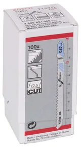 Bosch - Aluminyum İçin T 127 D Dekupaj Testeresi Bıçağı - 100'Lü Paket - Görsel 2