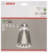 Bosch - Optiline Serisi Ahşap için Daire Testere Bıçağı 184*16 mm 36 Diş - Görsel 2