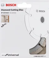 Bosch - Ekonomik Seri Genel Yapı Malzemeleri İçin Elmas Kesme Diski - Görsel 2