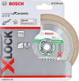 Bosch - X-LOCK - Standard Seri Seramik İçin Elmas Kesme Diski 110 mm - Görsel 2