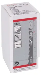 Bosch - Ekonomik Seri Ahşap İçin T 111 C Dekupaj Testeresi Bıçağı - 100'Lü Paket - Görsel 2