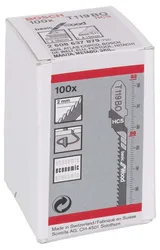 Bosch - Ekonomik Seri Ahşap İçin T 119 BO Dekupaj Testeresi Bıçağı - 100'Lü Paket - Görsel 2