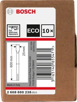 Bosch - SDS-Max Şaftlı Yassı Keski 600*25 mm 10'lu EKO - Görsel 2
