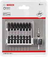 Bosch - Impact Control Serisi Çift Taraflı Vidalama Ucu 8'liPH2/PZ2 *65mm + Mıknatıslı Tutucu - Görsel 2