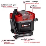 Einhell TP-VC 18/10 Li BL L-Solo - Görsel 4