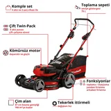 Einhell GP-CM 36/47 S HW Li (4x4,0Ah) - Görsel 4