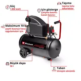 Einhell TC-AC 270/50/10 - Görsel 2