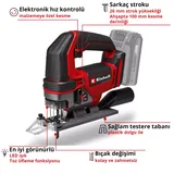 Einhell TE-JS 18/100 Li - Solo - Görsel 4