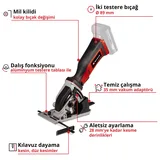 Einhell TE-CS 18/89 Li - Solo - Görsel 3
