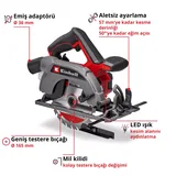 Einhell TE-CS 18/165-2 Li - Solo - Görsel 4