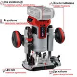 Einhell TP-RO 18 Set Li BL - Solo - Görsel 4
