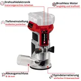 Einhell TP-ET 18 Li BL - Solo - Görsel 4