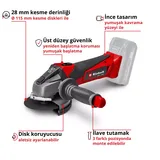 Einhell TE-AG 18/115 Li-Solo - Görsel 4
