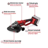 Einhell TP-AG 36/230-22 Li BL - Solo - Görsel 4