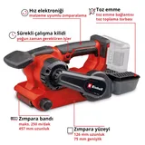 Einhell TP-BS 18/457 Li BL - Solo - Görsel 4