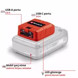 Einhell TC-CP 18 Li USB A/C-Solo - Görsel 3