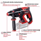 Einhell TP-HD 18/22 D Li BL - Solo - Görsel 3