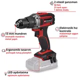 Einhell TE-CD 18/50 Li - Solo - Görsel 3