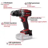 Einhell TE-CD 18/52 Li-i - Solo - Görsel 3