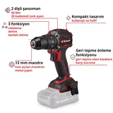 Einhell TP-CD 18/50-C Li-i BL - Solo - Görsel 3