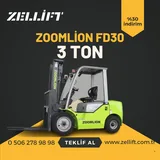 Zoomlion FD30 Dizel 3 Ton Forklift - Görsel 3