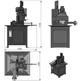 LCS PRO 400 Daire Testere Makinası - Görsel 2