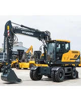 Hyundai HW140A Lastikli Ekskavatör - Görsel 4