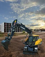 Hyundai HW180A Lastikli Ekskavatör - Görsel 3