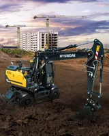 Hyundai HW180A Lastikli Ekskavatör - Görsel 4