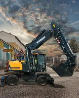 Hyundai HW210A Lastikli Ekskavatör - Görsel 2