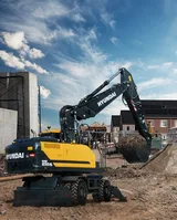 Hyundai HW210A Lastikli Ekskavatör - Görsel 3