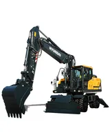 Hyundai HW210A Lastikli Ekskavatör - Görsel 4