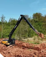 Hyundai HX300A-LR Uzun Bom Paletli Ekskavatör - Görsel 4